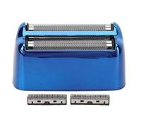 Tête de coupe de rechange SustVita avec conception à faible friction pour le toilettage quotidien offre une expérience de rasage confortable Tête de coupe en grille de rasoir (Bleue)