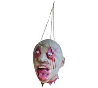 Tête de coupe effrayante - Accessoire de tête de coupe amicale en latex pour Halloween - Fournitures de fête respirantes et douces avec un design animé pour Carnival Party, Noël, Disco, Masquer