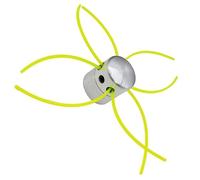 Tête de coupe en alliage d'aluminium haute résistance pour diverses tondeuses à gazon, corde avec attache latérale pour tondeuses à gazon, modèle de moteur 33-43-52-56 cc, comprend des rondelles de