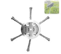 Tête de Coupe-Herbe à Fil, tête de Coupe à Fil for Weed Eater, Lames Eater, 2025, Nouvelle tête de Rechange, 6 Pouces Universelle, Convient aux tondeuses à Gazon sans Fil et à Batterie(6 Knives)