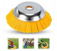 Tête De Coupe-Herbe, Brosse en Nylon, 8 Pouces, for Débroussailleuse, Ronde Professionnelle, À Gazon