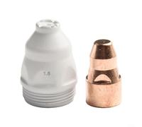 Tête de coupe plasma avec buse d'électrode pour P80 conçue pour une coupe efficace de plaques d'acier et de ferraille (A)