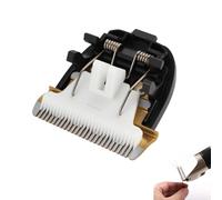 Tête de Coupe pour Tondeuse à Cheveux, Tête de Coupe en Céramique 24 Dents 40mm pour Tondeuse à Cheveux, Compatible avec Tondeuses Remington, pour Usage Professionnel et à Domicile