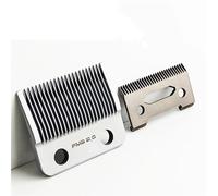 Tête de coupe remplaçable par lame, Compatible for BRDCLIP, 2020C, Compatible for Madeshow, tondeuse à cheveux M10 M5, lame en céramique plaquée titane(10pc silver)