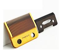 Tête de coupe remplaçable par lame, Compatible for BRDCLIP, 2020C, Compatible for Madeshow, tondeuse à cheveux M10 M5, lame en céramique plaquée titane(10pc Gold black)