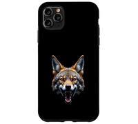 Tête de Coyote en colère - Animal Sauvage Rugissant - Art du désert Coque pour iPhone 11 Pro Max