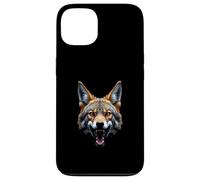 Tête de Coyote en colère - Animal Sauvage Rugissant - Art du désert Coque pour iPhone 13