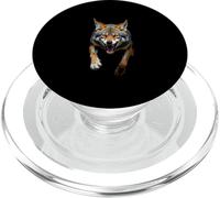 Tête de Coyote en colère - Animal Sauvage Rugissant - Art du désert PopSockets PopGrip pour MagSafe