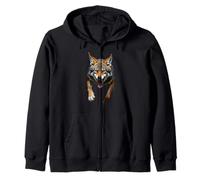 Tête de Coyote en colère - Animal Sauvage Rugissant - Art du désert Sweat à Capuche