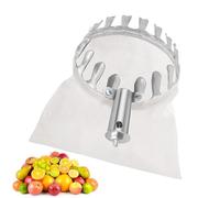 Tête de cueillette de fruits - Pince à dents concaves | Outils de cueillette de fruits économes en main-d'œuvre avec panier, portable, facile à utiliser pour obtenir des fruits