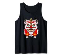 Tête de Danse de Lion - Nouvel an Chinois - Année du Tigre Débardeur