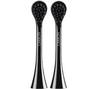 Tête De De Rechange Black Is White Carbon, Pour À Dents Sonique Électrique Black Is White, Tête De En Forme De Goutte, Avec Charbon Actif, Recharge De 2 Pièces[TET419558]