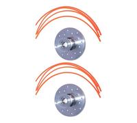 Tête de débroussailleuse à 16 trous Efficacité Durabilité Construction en aluminium pour l'entretien professionnel des pelouses Tête de tondeuse à gazon