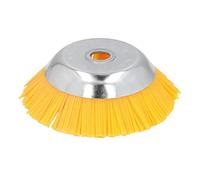 Tête de débroussailleuse à Brosse métallique ,débroussailleuse de désherbage en Nylon et Acier au manganèse 25 mm Installation Simple pour Jardin pour Cour