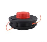 Tête de débroussailleuse avec filetage M10, changement rapide sans enlever le fil, accessoire robuste pour tondeuse à gazon et coupe-brushcutter, design léger pour un jardinage efficace, noir et rouge