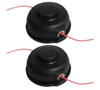 Tête de débroussailleuse fiable M8 x 1 25 LH compatible pour un entretien efficace de la pelouse et du jardin (2 pièces)
