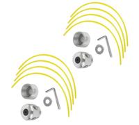 Tête de débroussailleuse légère en aluminium pour tondeuse à gazon à 4 cycles avec design haute durabilité Outil de pelouse Accessoires Bandoulière Outil d'entretien