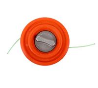 Tête de débroussailleuse semi-automatique Ama Orange : Tête de débroussailleuse avec portée de fil de 15 m, Diamètre 2,4, Poids 340 g, Made in Italy