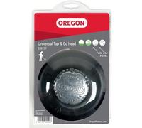 Tête de débroussailleuse universelle Oregon Boltless Tap and Go 130 mm, pour herbe, mauvaises herbes, végétation dense, compatible avec débroussailleuses manche droit (Stihl, Bosch, Ryobi, Worx, etc)