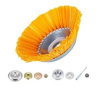 Tête de désherbage, Tete de Débroussailleuse G80 Pro, Tete Brosse Débroussailleuse Multifonctionsen Nylon Tête, pour Tondeuses à Gazon, Coupe Bordures et Désherbage