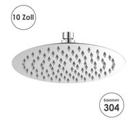 Tête de douche en acier inoxydable Douche de pluie Douche de bien-être Tête de douche V304 25cm