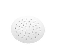 Tête de douche en acier inoxydable rond et carré Plume pluvieuse casse de douche de pluie Chrome Chrome Robinet de bain de bain, 8 pouces carré, comme illustré