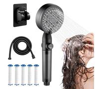 Tête De Douche Filtrante,Tête De Douche Manuelle - Accessoire Salle De Bain Réglable pour Animaux Dortoir Camping-Car Appartement