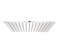 Tête de douche plongeante carrée en acier inoxydable 30x30 cm
