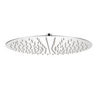 Tête de douche plongeante ronde en acier inoxydable 40 cm