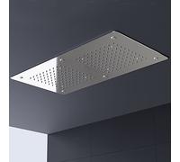 Tête de douche XXL rectangulaire en acier inoxydable DPG5019-70 x 38 cm