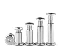 Tête de douille hexagonale plate en acier inoxydable M3 304, connecteur de Rivet for meubles, insertion de manchon de Joint, écrou de capuchon(25mm)