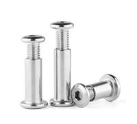 Tête de douille hexagonale plate en acier inoxydable M5 304, connecteur de Rivet for meubles, insertion de manchon de Joint, écrou de capuchon(100mm)