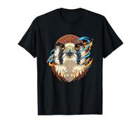 Tête de Faucon féroce Raptor Bird of Prey Spirit T-Shirt