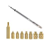 Tête de fer à souder de rechange en laiton fondu à chaud - Écrous filetés intégrés - 2 mm-8 mm