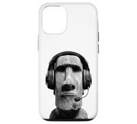 Tête de Figurine Moai Amusante Gamer Coque pour iPhone 12/12 Pro