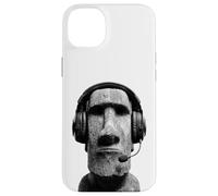 Tête de Figurine Moai Amusante Gamer Coque pour iPhone 14 Plus