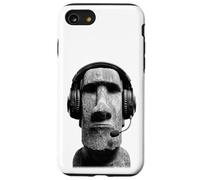 Tête de Figurine Moai Amusante Gamer Coque pour iPhone SE (2020) / 7/8