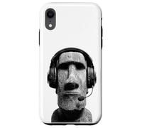 Tête de Figurine Moai Amusante Gamer Coque pour iPhone XR