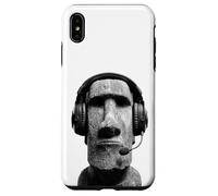 Tête de Figurine Moai Amusante Gamer Coque pour iPhone XS Max