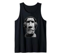 Tête de Figurine Moai Amusante Gamer Débardeur