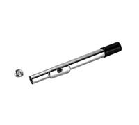 Tête de flûte professionnelle en métal argenté - 23 cm - Convient pour le bois et la tête d'étudiant