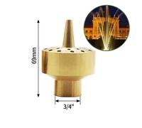 Tête De Fontaine Décorative En Laiton Pour Piscine,1/2 ""3/4"" 1 "",Buses Pour Extérieur,Musique,Fontaine D'eau,Cascade,Décoration De Jardin - Type S10