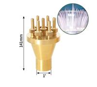 Tête De Fontaine Décorative En Laiton Pour Piscine,1/2 ""3/4"" 1 "",Buses Pour Extérieur,Musique,Fontaine D'eau,Cascade,Décoration De Jardin - Type S16