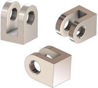 Tête de fourche 16-20-25mm Fourche à souder pour cylindre hydraulique(20mm)