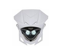 Tete de fourche 50 a boite replay rr8 blanc-noir avec leds blanches