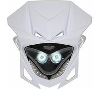 Tete de fourche 50 a boite replay rr8 blanc-noir avec leds blanches G