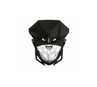 Tete de fourche 50 a boite replay rr8 noir-chrome avec leds blanches