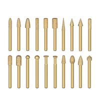 Tête de fraise diamantée brasée sous vide for meulage de lime rotative for pierre, marbre, granit, gravure, machine CNC, fraises de routeur de sculpture, 1 pièce(6x10mm NO.14)