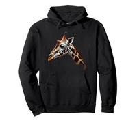 Tête de Girafe Animal Sauvage Afrique Art Sweat à Capuche