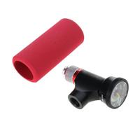 Tête de gonflage CO2 pour pneus de vélo avec manchon isolé, facile à utiliser